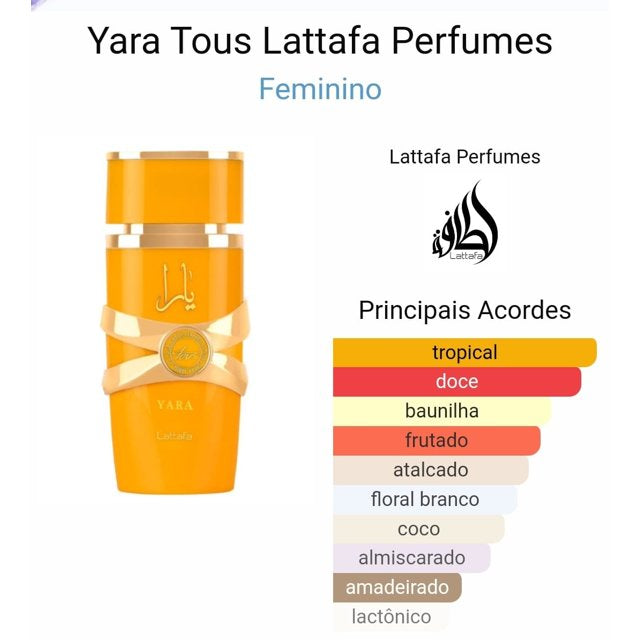 Yara Tous -  Lattafa - 100ml EDP (original)