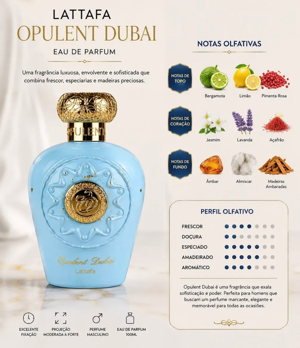 Opulent Dubai - Lattafa - 100ml EDP (original)
